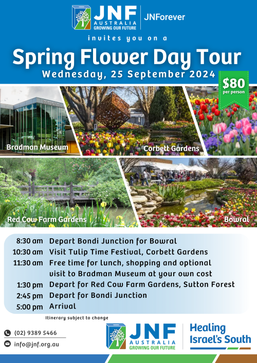 Spring Flower Day Tour – Bondi Junction